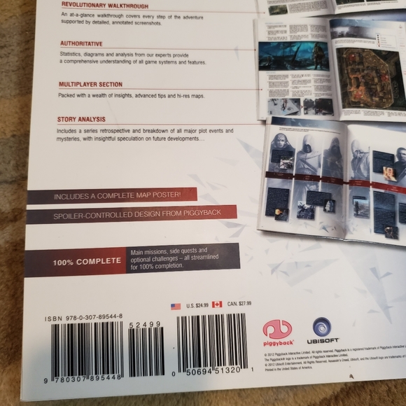 Assassin's Creed III Piggyback The Complete Official Guide Strategy book - Picture 4 of 6